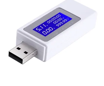 DC4-30V Elektrickej energie USB kapacita napätie tester aktuálne meter monitor voltmeter ammeter 0-5A 0-99 hodín 0-150W