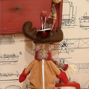 1pcs/veľa Vianočné Prívesok Elk Darčekové tašky Oblečenie pre Bábiku Apple Tašky Drop Ozdoby Festival Dekorácie Trik, Hračky Pre Domáce Dekoráciu