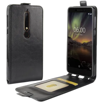 Luxusné Vertikálne PU Kože Flip puzdro Pre Nokia 2 2.2 6 7 8 9 Peňaženky Telefón puzdro Pre Nokia X7 X6 X5 2.1 3.1 5.1 7.1 Plus C1 Coque