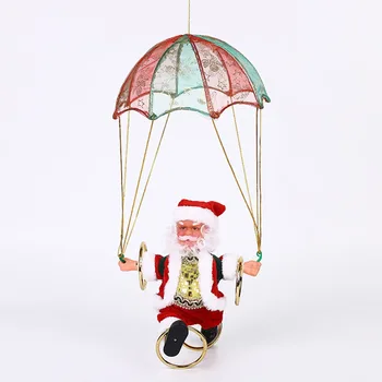 Kreatívne Elektrické Vianočné Hračky Padák Santa Claus Hračky Pre Deti Vianočné Elektrické Hračky, Vianočné Dekorácie