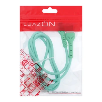 LuazON Kábel, Typ-C, USB, 1A, 1m, Vystužené Plug