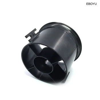 EBOYU QX-Motor 70 mm EDF Potrubia Bývanie Ventilátor 6-Blade Prop Vrtuľové listy Jednotka Náhradné Diely pre RC Prúdové Lietadlo-70 mm