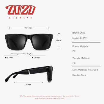 2020 Zbrusu Nový Polarizované slnečné Okuliare Mužov Kolo Black Pohode Cestovať Slnečné Okuliare Kvalitné Rybárske Okuliare Oculos Gafas PL257