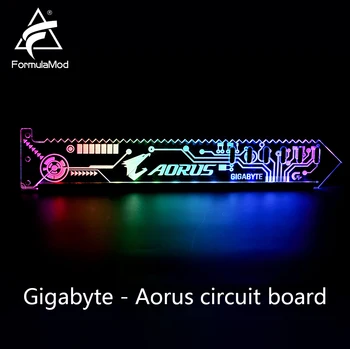 FormulaMod Fm-QJD, RGB grafický procesor (GPU Blok Akryl Zátvorkách, Dekoratívne Taniere GPU Držiteľ, 5v 3Pin RGB Synchronizable ASUS AURA