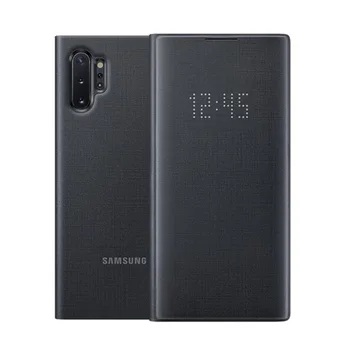 Originálne LED Zobrazenie Peňaženky Kryt Pre Samsung Galaxy Note 10 Note10 5G Poznámka X Note10 PLUS Led Telefón Prípade Zobraziť Kryt Ochranného puzdra