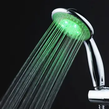 7 Farieb Ručné Domov Vaňa Rainbow Meniace LED Sprcha Showerheads Kúpeľňa Produkty douchekop led Hlavu Kúpeľňa Q3F0
