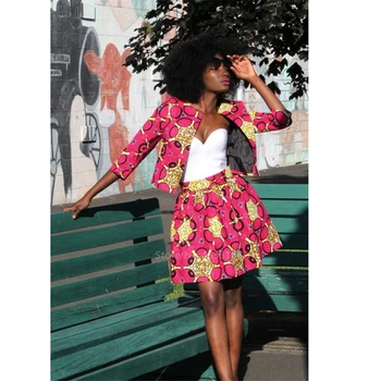 Módne Dámske Afriky Oblečenie 2020 Novinky Kabát Tutu Sukne Ankara Štýl Dashiki Tlač Afriky Šaty pre Ženy Župan Africaine