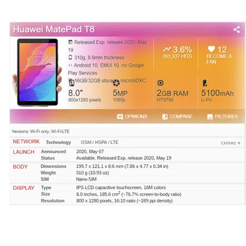 Pre Huawei Matepad T8 8 palcový 2020 T8 Kobe2-L09 Kobe2-L03 Prípade TPU Kryt Smart Maľované Kožené Tablet, Stojan, Puzdro + Film Pero