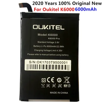 Oukitel K6000 Pro Batéria Náhradná Pôvodné Veľkú Kapacitu 6000mAh Späť Do Batérie Pre Oukitel K6000 Pro