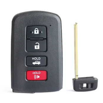 KEYECU OEM HYQ14FBA - 0020 P/N: 89904-06140 4 Tlačidlo Keyless Entry Smart Card Diaľkové príveskom pre Toyota Highlander-2018