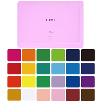 Gouache Paint Set 24 Žiarivé Farby netoxické Farby s Prenosné Prípade Paletu Pigmenty Školy Umenia kancelárske potreby