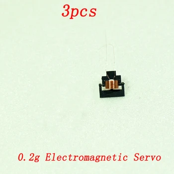 3ks 0.2 g Elektromagnetické Servo, DIY RC Mini Micro Krytý Lietadlo Vnútorné Dia 4 mm Cievky Elektrické Magnet Kormidlo Kormidlového zariadenia