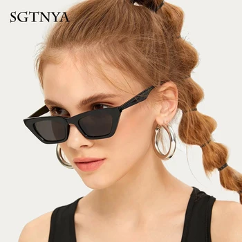 SGTNYA nový Európsky a Americký trend kitty očí slnečné okuliare módne dámske slnečné okuliare osobnosti wild okuliare UV400