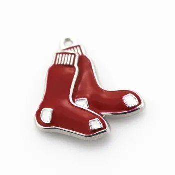 Americký šport 20pcs/veľa baseball šport Sox čaro červeného visieť kúzlo Prívesky DIY náramok šperky príslušenstvo závesné čaro
