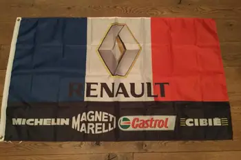 Renault vlajky 3x5ft polyesterFlag s francúzskom vlastný darček 3x5ft polyester vlajka