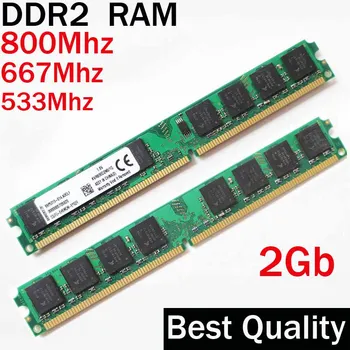 Desktop DDR2 RAM (800 2 gb 667 533 4gb pre AMD alebo pre všetky DDR2 RAM 800Mhz 667Mhz 533Mhz / ram ddr 2 pamäte RAM PC2 - 5300 6400