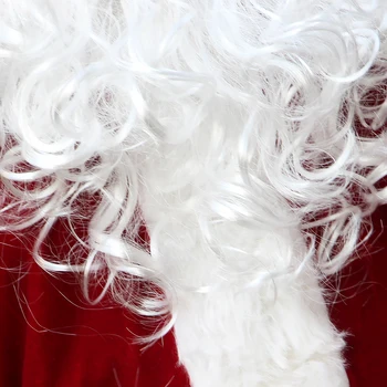 Santa Claus Dospelých Mužov Vianočné Kostýmy Cosplay Fantázie Dospelých Vyhovuje Festival Oslava Luxusné Velvet Vianočný Večierok Kostým