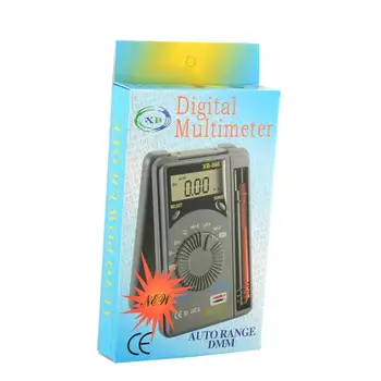 XB-866 LCD Mini Auto Rozsah Vreckový Digitálny Multimeter Voltmeter Tester Nástroj, Digitálny Multimeter