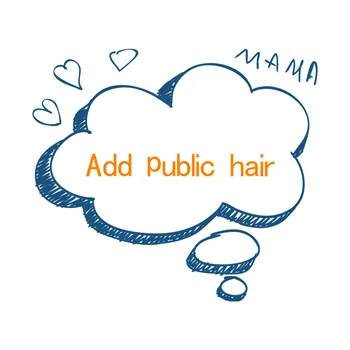 Pridať verejné vlasy na mimo pošvy kučeravé čierne vlasy