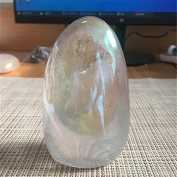 Prírodné quartz aura jasné, crystal stojaci kameň liečivých pre domáce dekorácie
