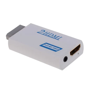 10pcs Pre Wii pre Adaptér HDMI Prevodník Podporu 720P 1080P 3,5 mm Audio Pre HDTV Wii 2HDMI
