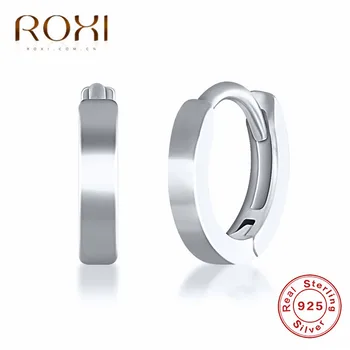 ROXI kórejský Jednoduché 925 Sterling Silver Kruhu Náušnice Anti-alergické Malé Stud Náušnice pre Ženy Šperky Brincos Pendientes