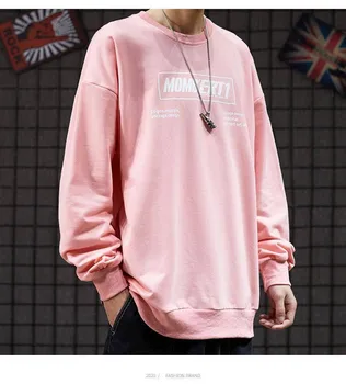 Harajuku streetwear Fleece Mužov Hip Hop Cartoon Starý Muž Fajčenie Vytlačené Pulóvre Harajuku Streetwear Mužskej Módy, Mikiny