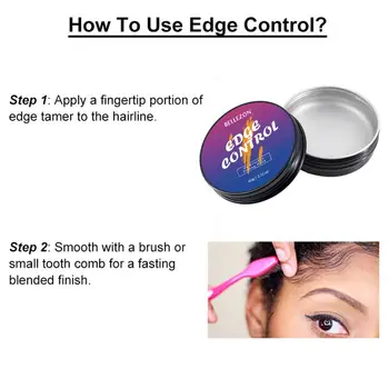 Krém Edge Control Dlho-trvajúce Vlasy Krém Rozbité Vlasy Dokončovacie Anti-Frizz Vlasy Spevňujúcich Osviežujúci Gél na Vlasy Vosk