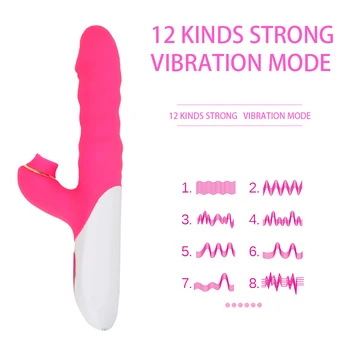 OLO Lízanie Sania G Mieste Rabbit Vibrátor Sex Shop hračky, Sex Hračky pre Ženy G-bod Stimulátor Klitorisu Teleskopická Vibrátor, Dildo