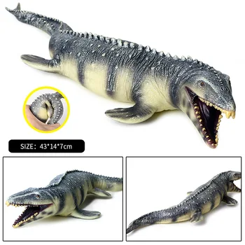Oenux Mäkké Pravekého Mora Život Zvierat Dunkleosteus Terrelli Mosasaurus Plesiosaur Ocean Modrá Veľryba Model Akcie Obrázok Dieťa Hračku