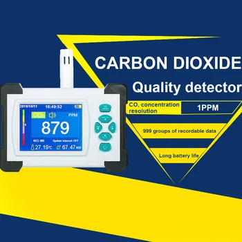 Oxid Uhličitý CO2 Detektor Infračervený Senzor na Detekciu Nástroj Prenosné CO2 Tester Analyzer pre Oxid Uhličitý Kvality Ovzdušia Detektor