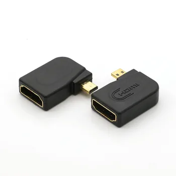 2 Kusy Micro HDMI D Samec na HDMI Samica Predlžovací Adaptér Prevodník, HDMI, Micro HDMI Adaptér