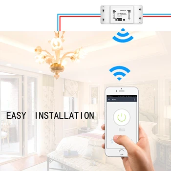 4pcs Tuya Wifi DIY Smart Bezdrôtové Diaľkové Prepínanie Domotica Svetlo Radič Modul Pracovať s Alexa Domovská stránka Google Inteligentný Život