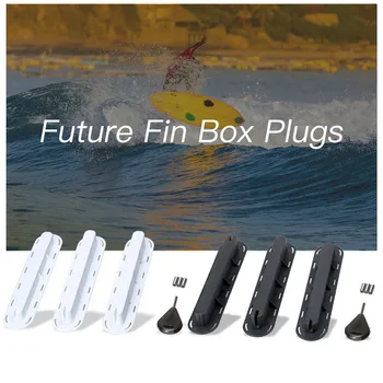 Surf Fin hlavné Budúce Tri Plutvy Box Zástrčky Fin Base SUP Skrutku Surfovať Plutvy Zástrčky Nastaviť Longboard Surfovanie Rada Výmenu Nástroja