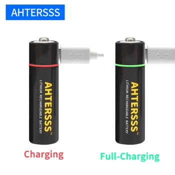 2-24PCS 1,5 v AA batérie AA nabíjateľné batérie USB lítiové batérie 2A 3000mwh smart usb nabíjanie