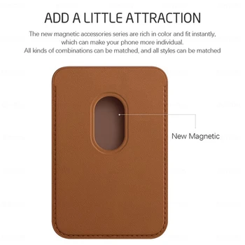 Magnetické Peňaženky Karty Taška Pre IPhone 12 Pro Max Mini Móda Karty Držiteľ Prípade Magnet Príťažlivosť Podržte Vrecku Telefón Prípadoch Taška
