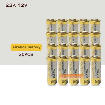 20pcs/Veľa Malých Batériou 23A 12V 21/23 A23 E23A MN21 MS21 V23GA L1028 Suché Alkalické Batérie