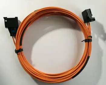 VÄČŠINA Optickým Káblom Konektorom Mužov a Žien kábel 400 CM Pre B-M-W Mercedes Au-di AMP Bluetooth auta GPS optického kábla