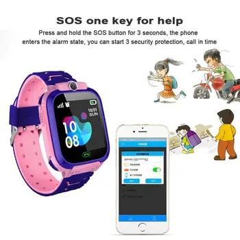 Q12 Smart Hodinky Deti Telefón Sledovať Smartwatch Pre Chlapcov, Dievčatá So Sim Karty Foto Vodotesný IP67, Vianočné Darčeky Pre IOS a Android