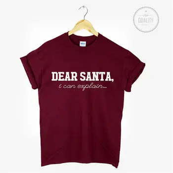 Vážení Santa T Shirt Vianočné tričko Top Tumblr Slogan Lásky, Nenávisti, Lumbálna Darček na vianoce Ďalšie Veľkosti a Farby-B068