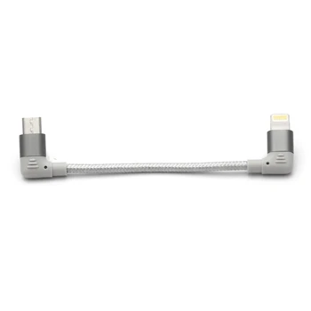 MICRO USB 5PIN Digitálny Audio Kábel Pre Blesk a FIIO dekodér Q1 MK2 O5 dokonale kompatibilné s iOS 11.2 certifikované