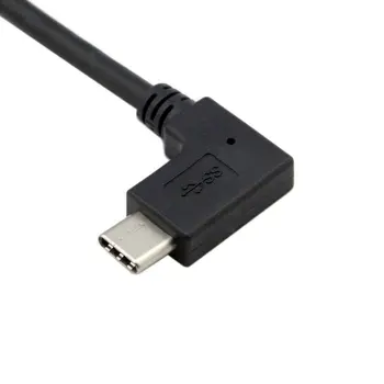 90 Stupňov v Pravom Uhle USB-C, USB 3.1 Typ C Mužov a Ženy, OTG Kábel pre Macbook Tabletu, Mobilného Telefónu