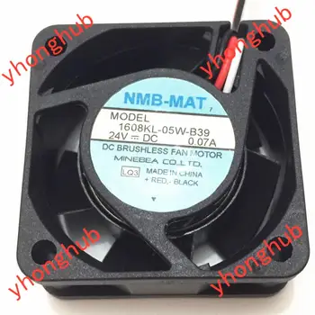NMB-MAT 1608KL-05W-B39 LQ3 Server Chladiaci Ventilátor DC 24V 0.07 A 40x40x20mm 3-wire