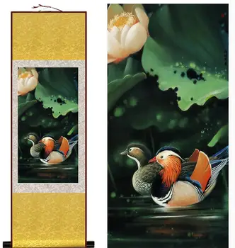 Vtáky a kvety maľovanie Home Office Dekorácie Čínsky prejdite maľovanie kvet umenie Čínskej paintingPrinted maľovanie