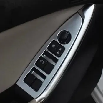 Pre Mazda CX-5 CX5 na roky 2012-2016 ABS Matný Auto Opierkou Okno Prepnúť Tlačidlo Výťah, Panel Rám Orezania Styling Príslušenstvo