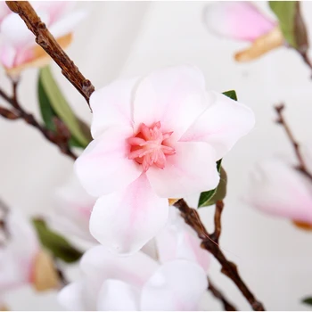 90 cm Hodváb Magnolia Kytice Pobočky Umelé Kvety Dohoda Orchidea Dlhé Stonky Kvetov, Svadobné, Vianočné Party Domáce Dekorácie