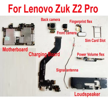 Originálne Predné Zadné zadný Fotoaparát Doske Power Flex Kábel Pre Lenovo Zuk Z2 Pro plnenie palube & odtlačkov prstov Reproduktor