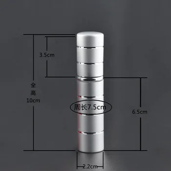 10 ML Vysoko kvalitný Mini Travel veľkosť Puzdra rozprašovač kovové hliníkové prázdne parfum spray fľaše