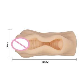 Toysdance Dospelých Sex Produkty Pre Mužov sexuálnu Hračku, Muž Masturbator Dvojité Tunel 3D Realistické Vagíny Mäkké Mačička Masturbácia Gumy
