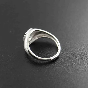 8x10MM oválny rám 925 sterling silver ring nastavenie rámu základné veľkosť prsteňa priemer 17 mm DIY nastaviteľný krúžok nastavenie 1222008